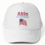 Akin for Congress Patriotic American Flag Trucker Hat