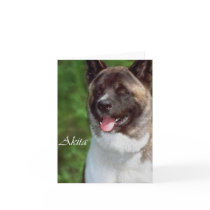 Akita Art Greeting and Note Cards by DogsByDezign Akita Art Greeting and Note Cards