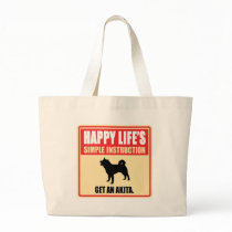Akita Canvas Bags