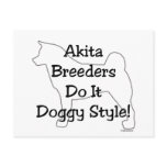 Akita Breeders Post Cards