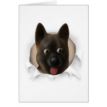 Akita Busting Out cards by cartoondogs Akita Busting Out cards