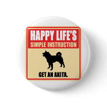 Akita Button