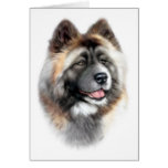 Akita Greeting Card