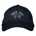 Akita Dog Mom Embroidered Baseball Caps