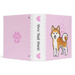 Akita Inu / Shiba Inu Love 3 Ring Binders