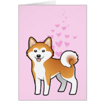 Akita Inu / Shiba Inu Love Cards