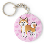 Akita Inu / Shiba Inu Love Key Chains