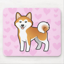 Akita Inu / Shiba Inu Love Mousepad