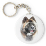 Akita Keychain