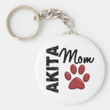 Akita Mom 2 Key Chains