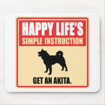 Akita Mouse Pad
