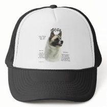 Akita (pinto) History Design Trucker Hat