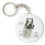 Akita (pinto) History Design Key Chains