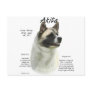 Akita (pinto) History Design Post Card