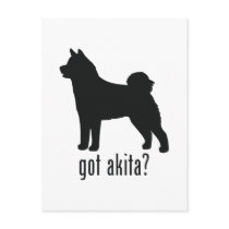 Akita Postcard