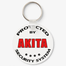 Akita Security System keychains