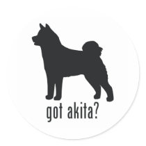 Akita Stickers