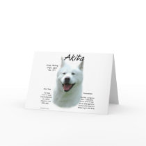 Akita (wht) History Design cards by GreyWolfCreation Akita (wht) History Design cards