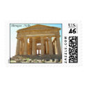 Akragas (Agrigento) Sicily Postage Stamp by Isis87 Akragas (Agrigento) Sicily Postage Stamp