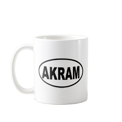 AKRAM MUG by humorous