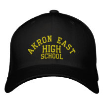 Akron East High School Embroidered Baseball Cap embroidered hats by HighSchoolEmbroidery Akron East High School Embroidered Baseball Cap embroidered hats