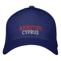 Akrotiri, Cyprus Mens Hat embroidered hats by Rep_Ya_Hood Akrotiri, Cyprus Mens Hat embroidered hats