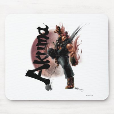 Akuma Mousepads by streetfighter