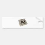 Al Aluminium Bumper Sticker