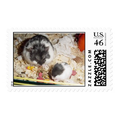 Al and Kid Postage Stamp by trixster1968