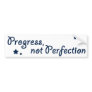 Al-anon - Progress, not Perfection Bumper Stickers