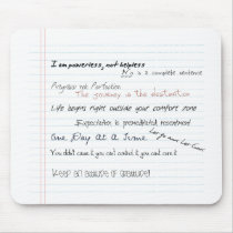 Al-anon Slogans Motivational Mousepad by Pixel_Bunneh Al-anon Slogans Motivational Mousepad