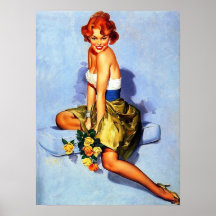 Al Buell Vintage Pin Up Girls Posters