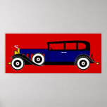 Al Capone's Cadillac 16 V - Roaring 20's Print