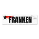AL FRANKEN bumper stickers by Politicaltshirts AL FRANKEN bumper stickers