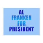 AL FRANKEN FOR PRESIDENT POST CARD