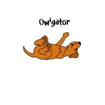AL- Funny Owigator ( Alligator ) Puppy Dog Shirt