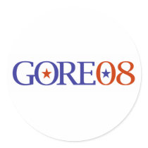 Al Gore 08 stickers by worldsfair Al Gore 08 stickers
