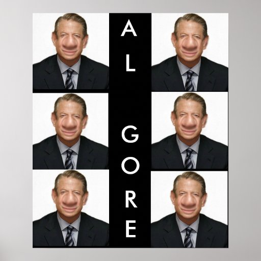 Al Gore After Plastic Surgery Poster Zazzle