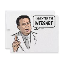 Al Gore, I invented the Internet invitations by stitchedINK Al Gore, I invented the Internet invitations