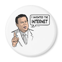 Al Gore, I invented the Internet Refrigerator Magnet