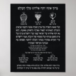 Al Hamichya Chalkboard Poster