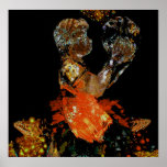 Al Harrington NBA Star Ice Sculpture Print