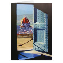 "Al Monte de San Miniato " Tarjetón