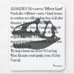 Al-O-Sawr-Us Text Primal Mousepad White