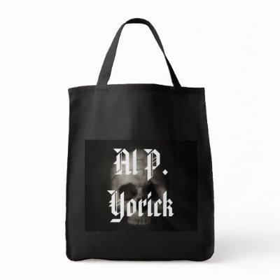 Al P. Yorick Tote Bags by broomnhammer