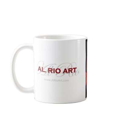 Al Rio Art Sexy Kitty Mugs by AlRioArt