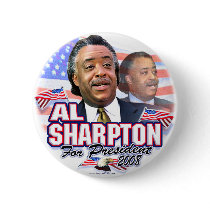 Al Sharpton 08 Button 