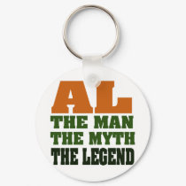 Al - the Man, the Myth, the Legend! keychains by aesthete Al - the Man, the Myth, the Legend! keychains