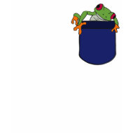 AL- Tree Frog in a Pocket Shirt shirt