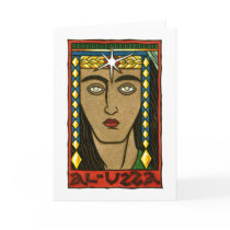 Al-Uzza Greeting Card by ThaliaTook Al-Uzza Greeting Card